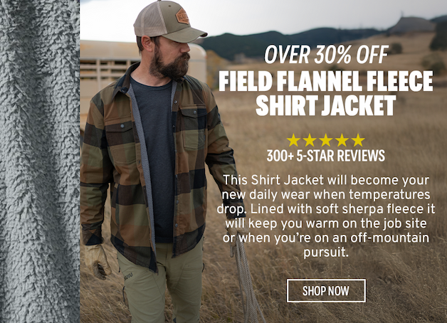 Field Flannel Fleece Shirt Jacket