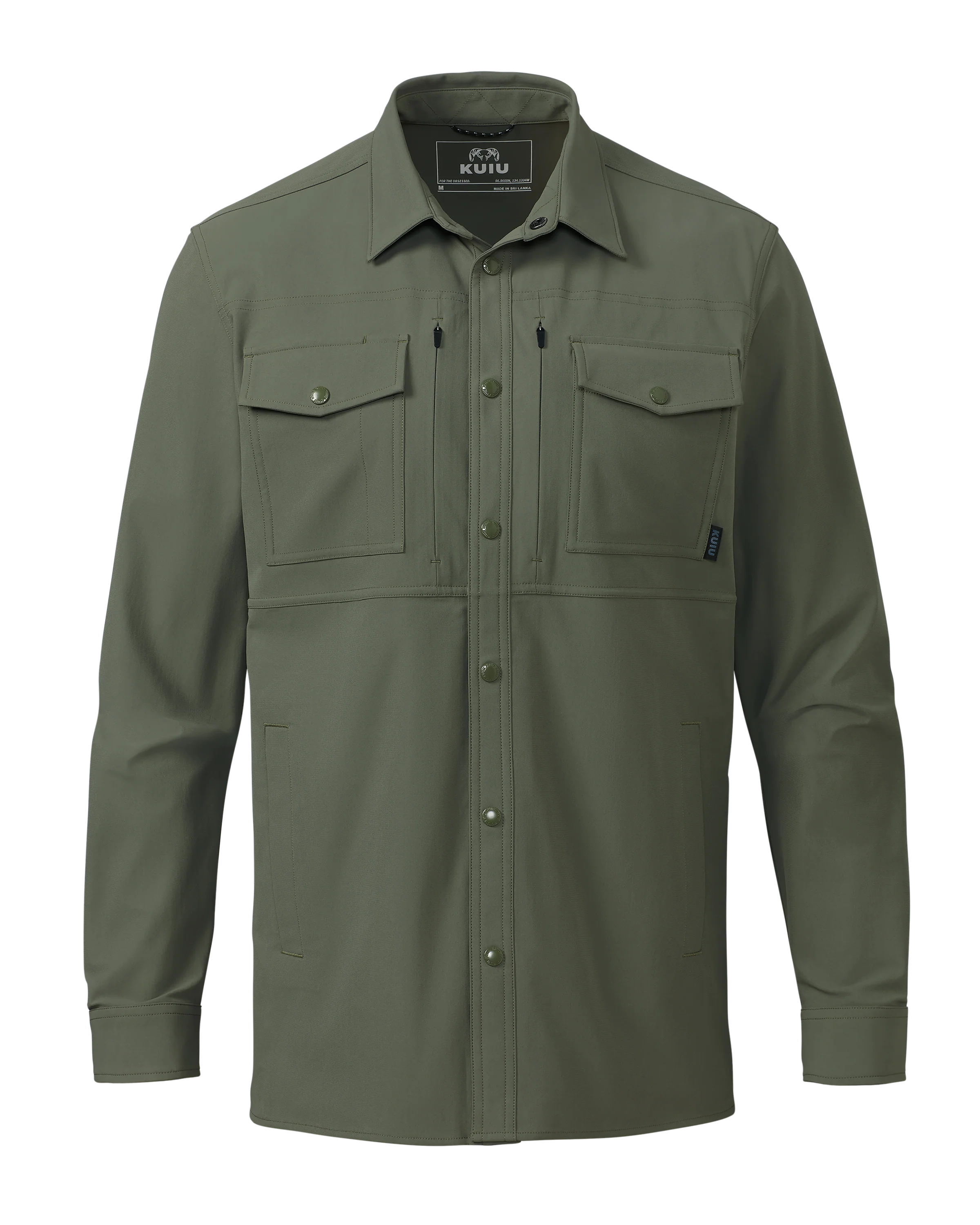 Image of Tour Shirt Jacket | Dark Sage