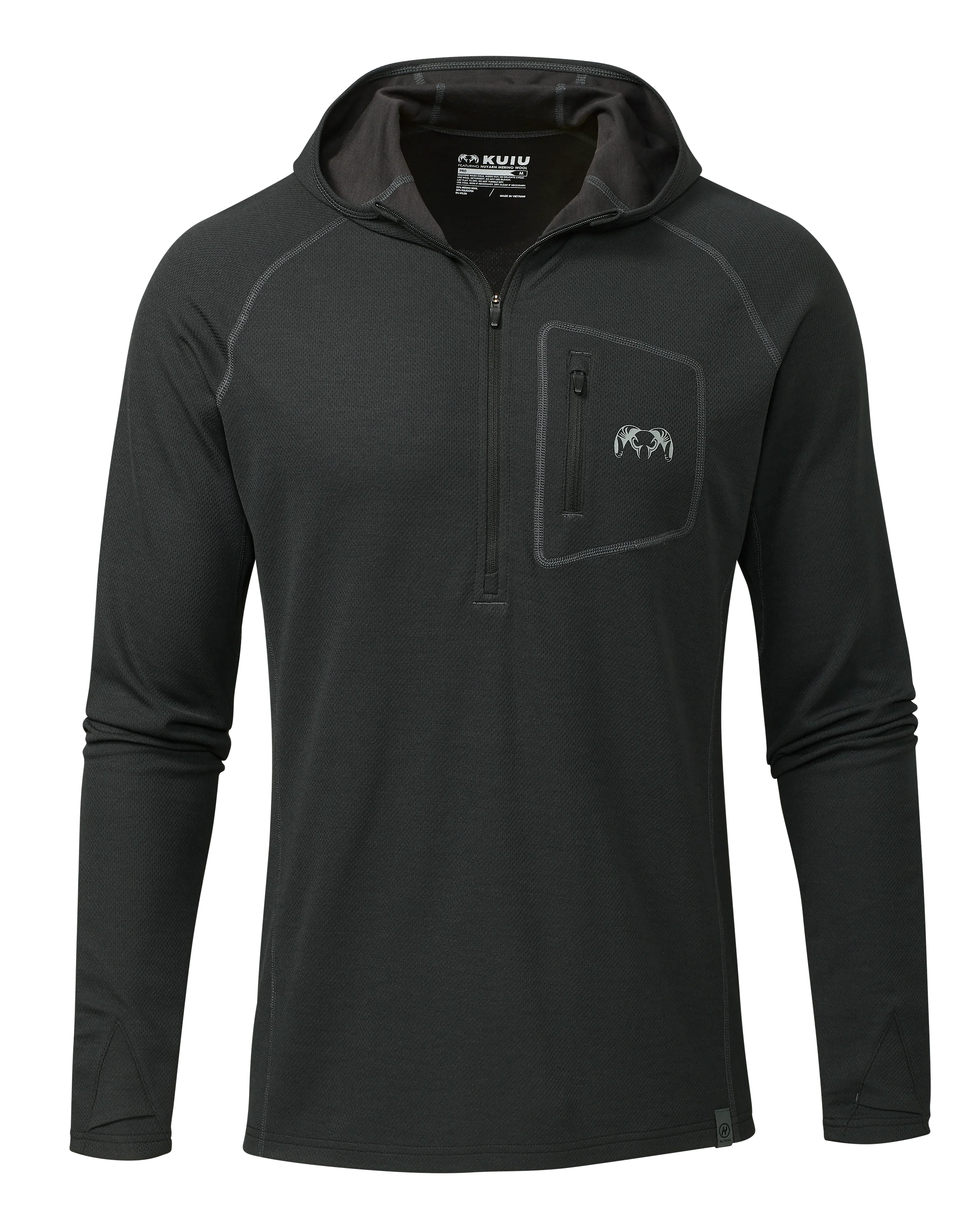 Image of PRO Merino 200 Zip-T Hoodie