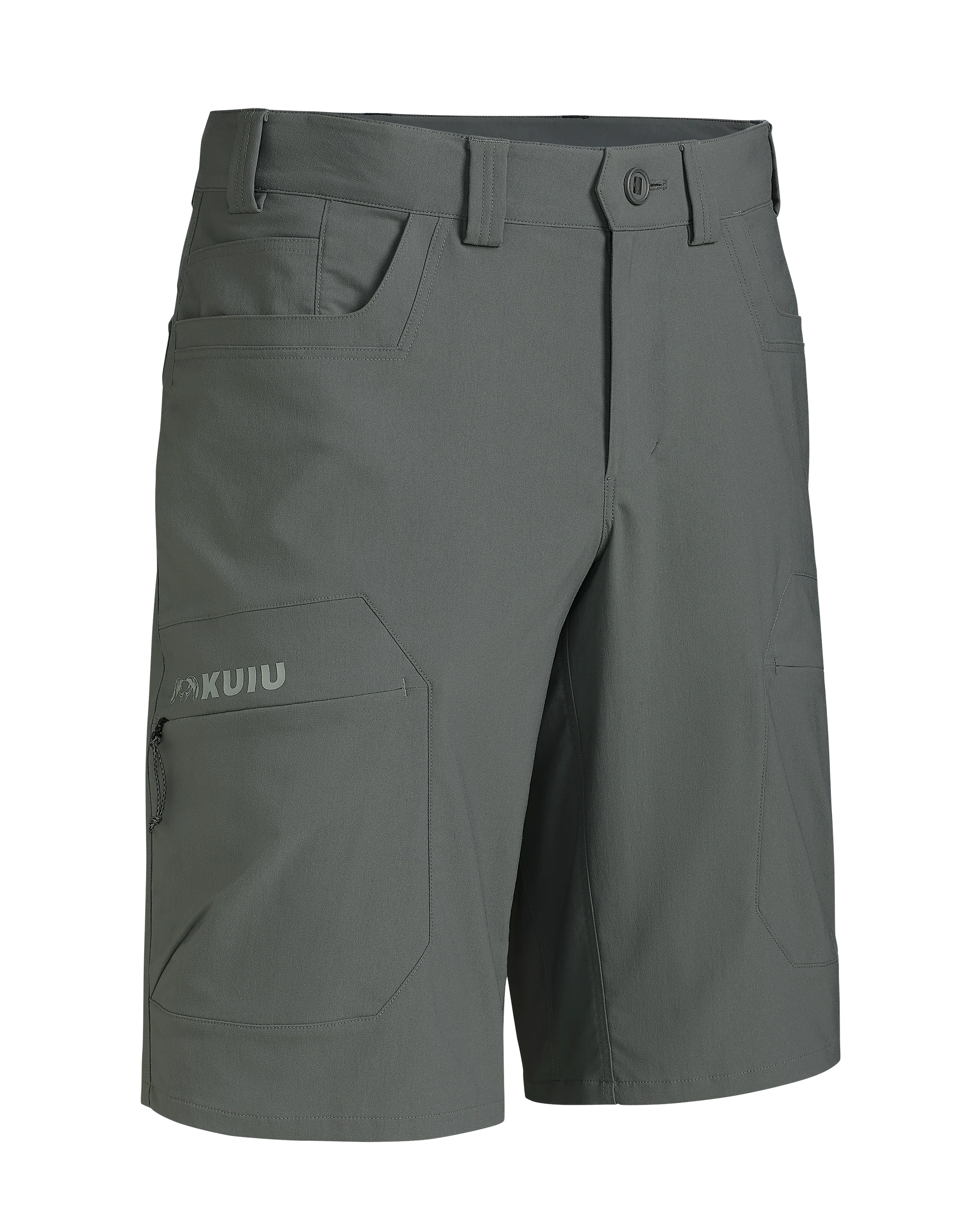 Image of Kutana Stretch Woven 13″ Short | Stone