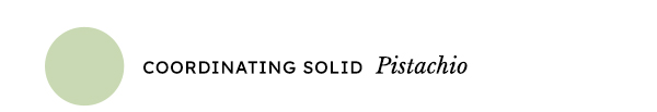 Coordinating Solid, Pistachio