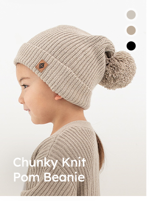 Chunky Knit Pom Beanie