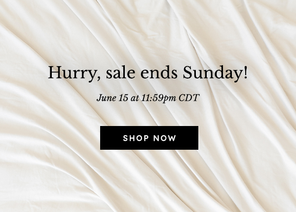 Sale ends Sunday!