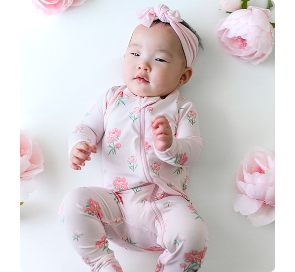 Sakura Peony Footie