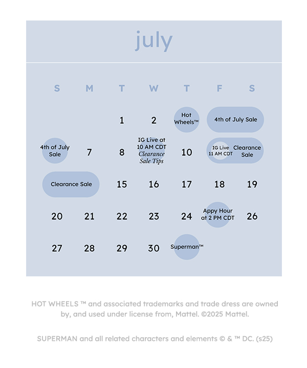 July Calendar