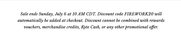 4th of July Disclaimer text