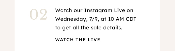 Watch our Instagram Live