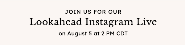 Instagram Live on Aug. 5