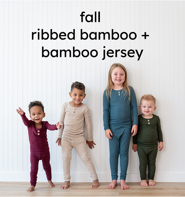 Fall Ribbed Bamboo + Bamboo Jersey