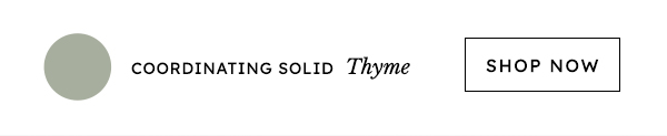 Coordinating Solids Thyme