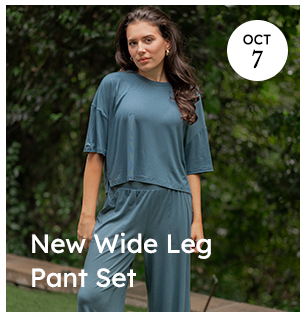 New Wide Leg Pant Set