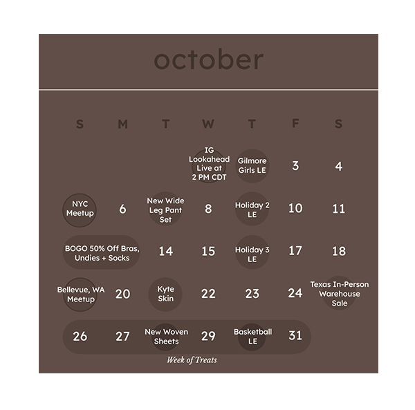 October Calendar