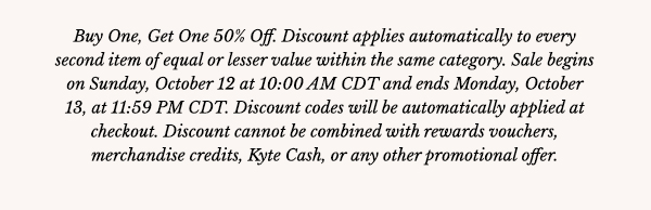 BOGO Disclaimer Text