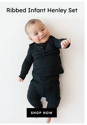 Ribbed Henley Infant Set