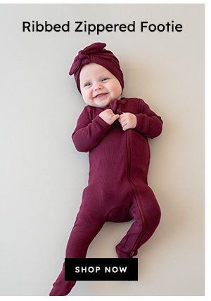 Ribbed Zippered Footie