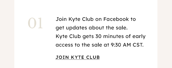 Join Kyte Club on Facebook
