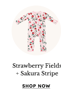 Strawberry Fields + Sakura Stripe