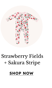 Strawberry Fields + Sakura Stripe