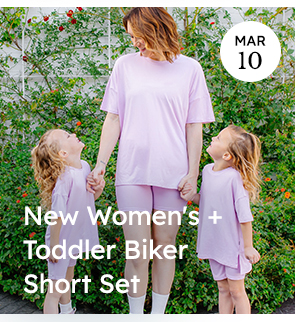 New Women's + Toddler Biker Short Set