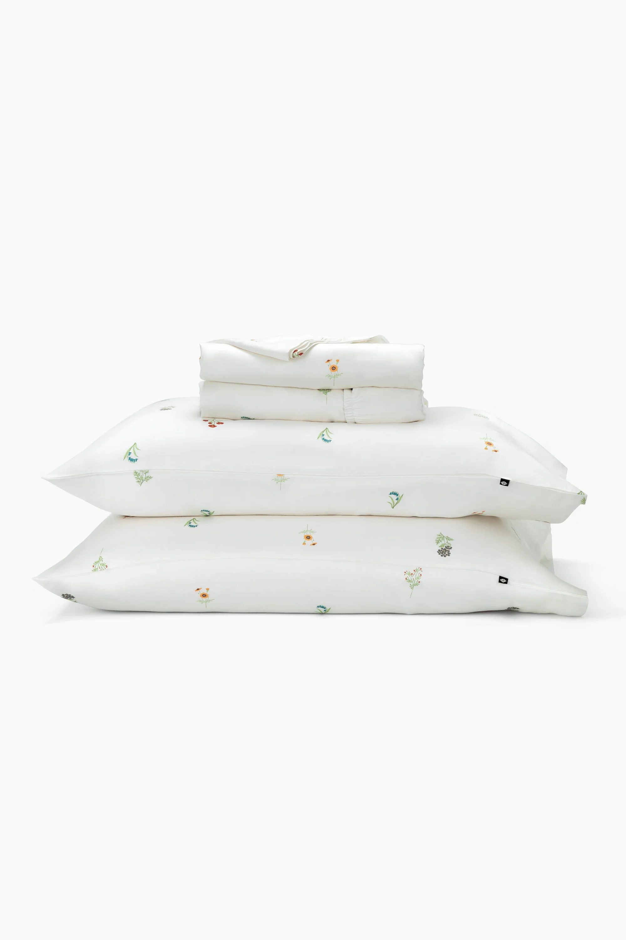 Image of Bamboo Sateen Sheet Set in Wildflower