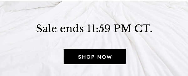 Sale ends Monday