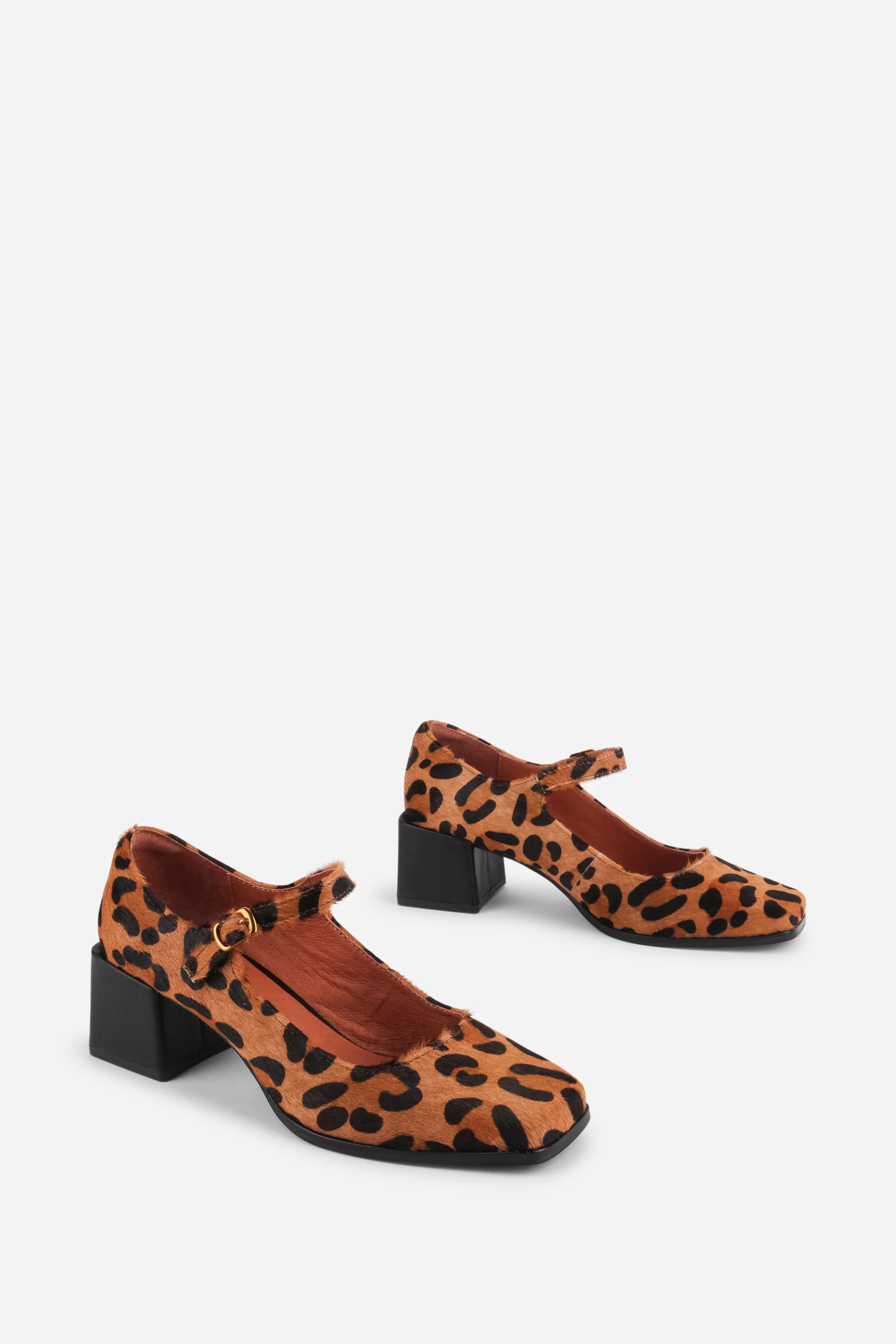 Image of CHRISTOPHER CALF HAIR MARY JANE HEEL
