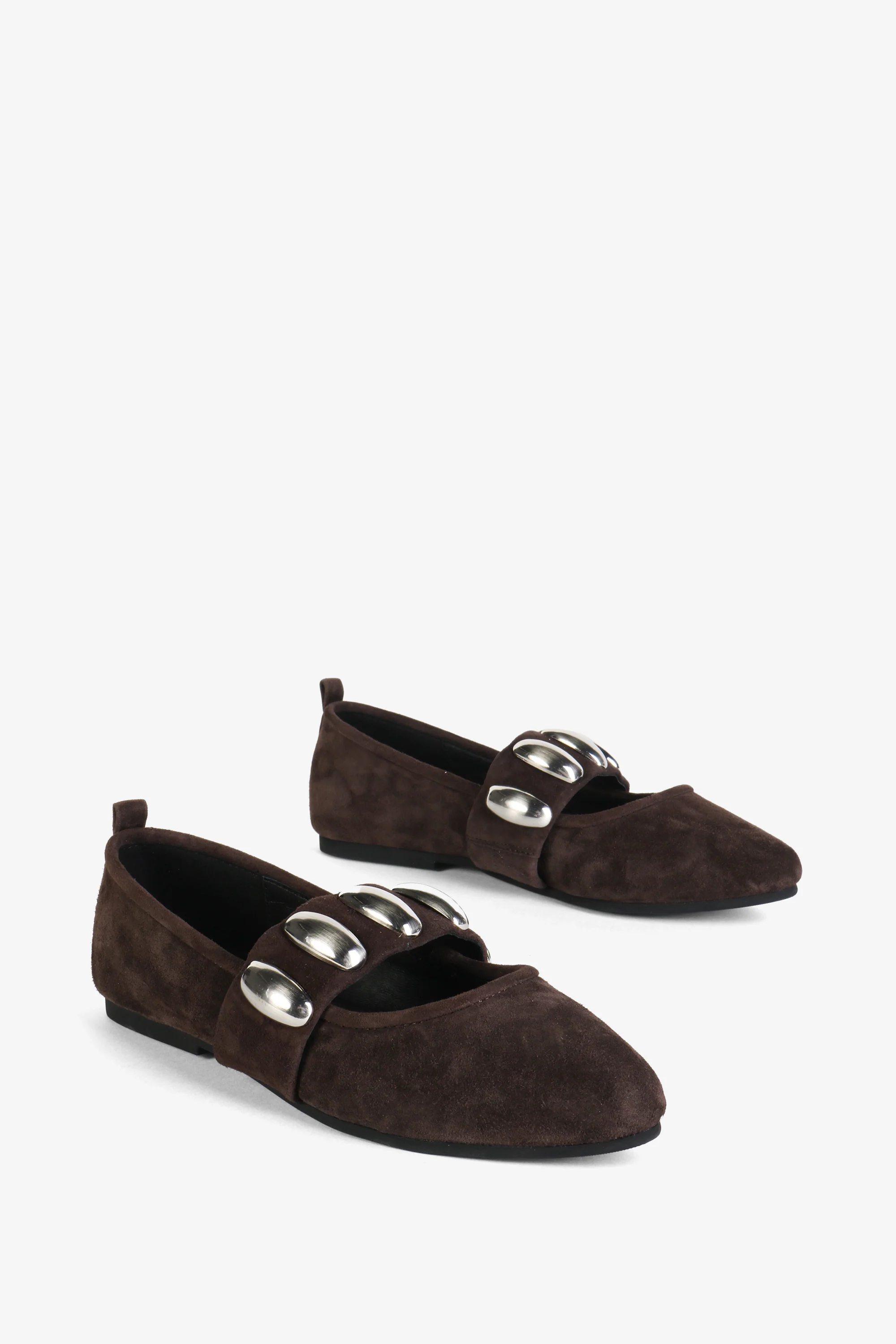 Image of TONE OVERSIZED STUD MARY JANE FLAT