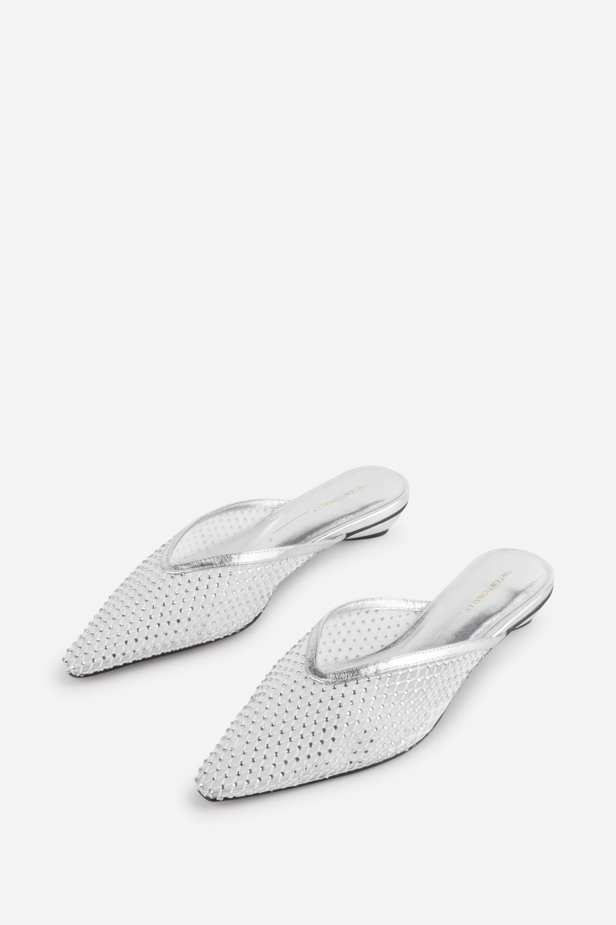 Image of BIBI RHINESTONE MESH MULE