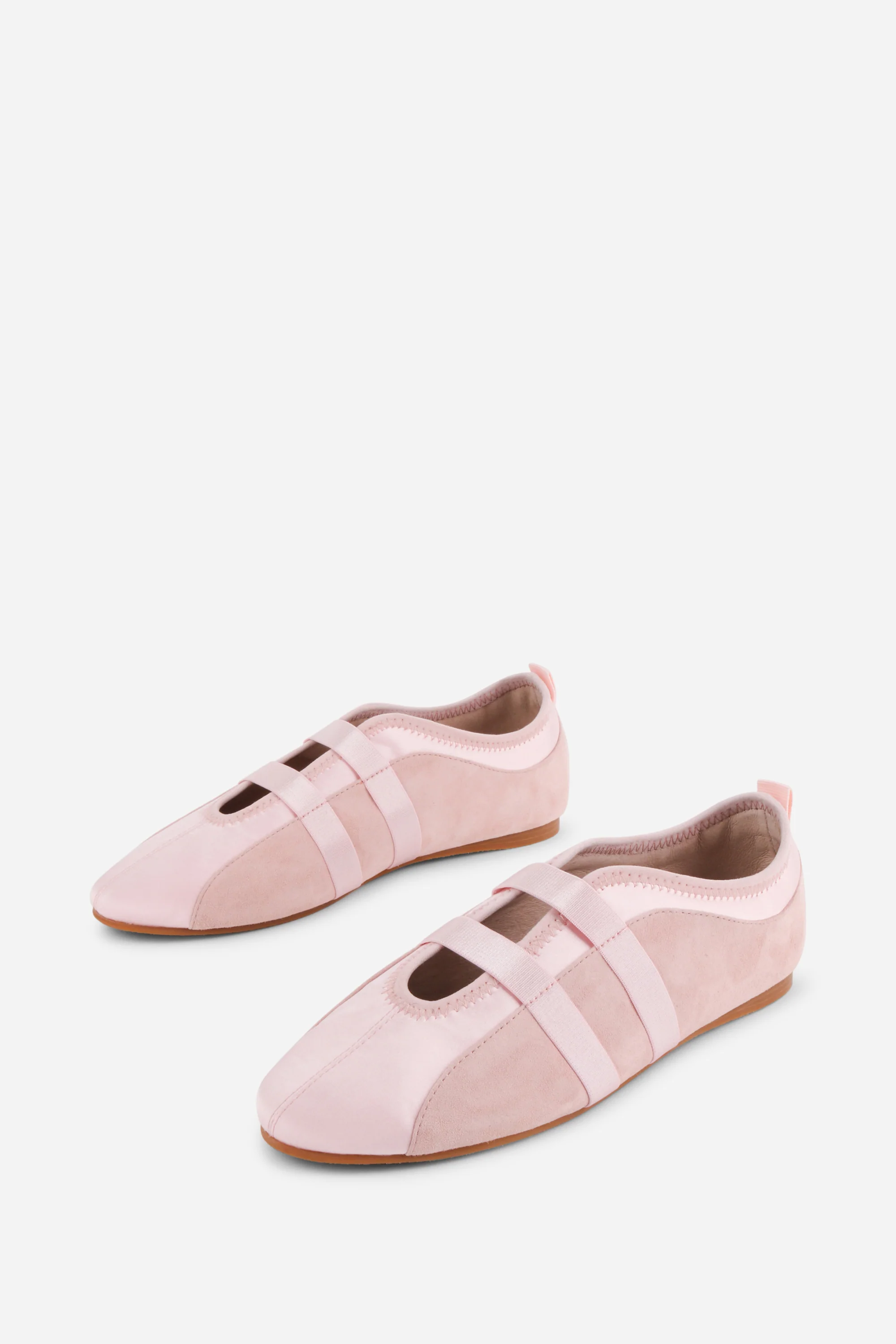 Image of SPORTY SUEDE SLIP ON BALLET SNEAKER