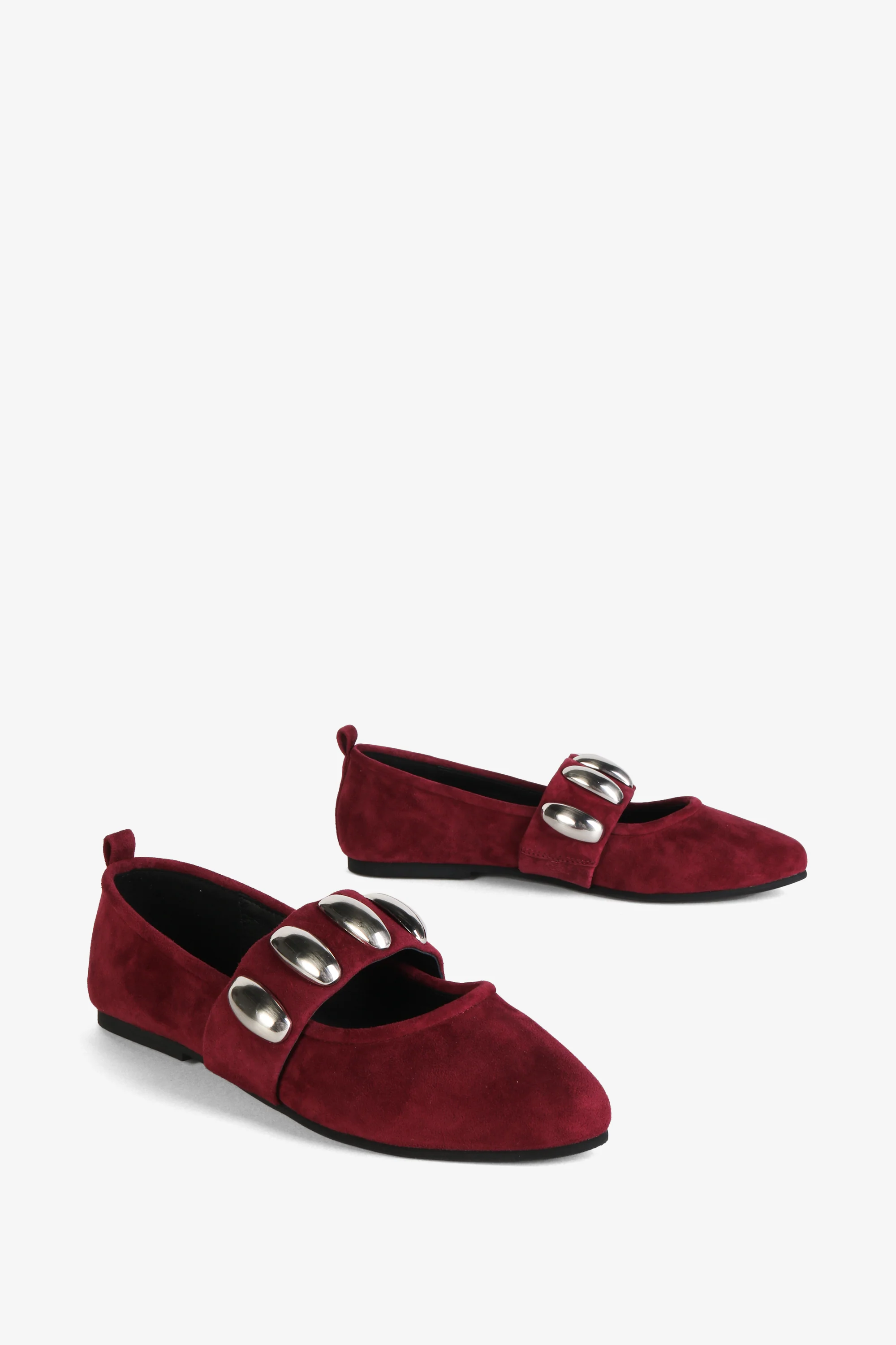 Image of TONE OVERSIZED STUD MARY JANE FLAT