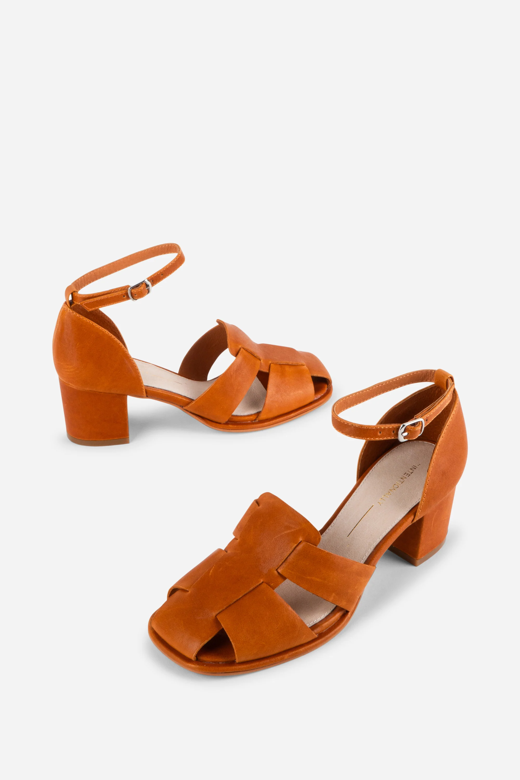 Image of APRIL LEATHER FISHERMAN HEEL