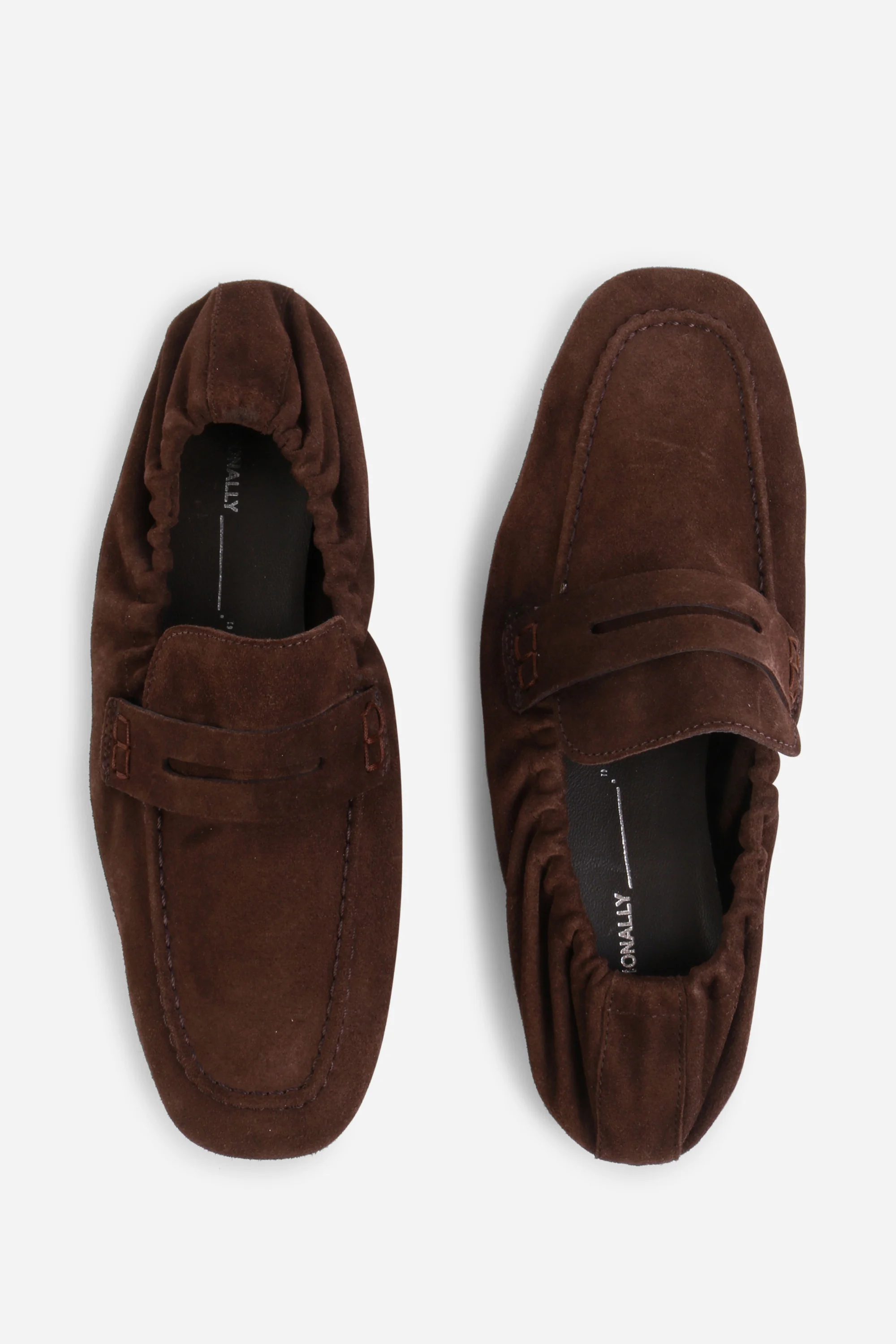 Image of SAIL RUCHED SUEDE LOAFER