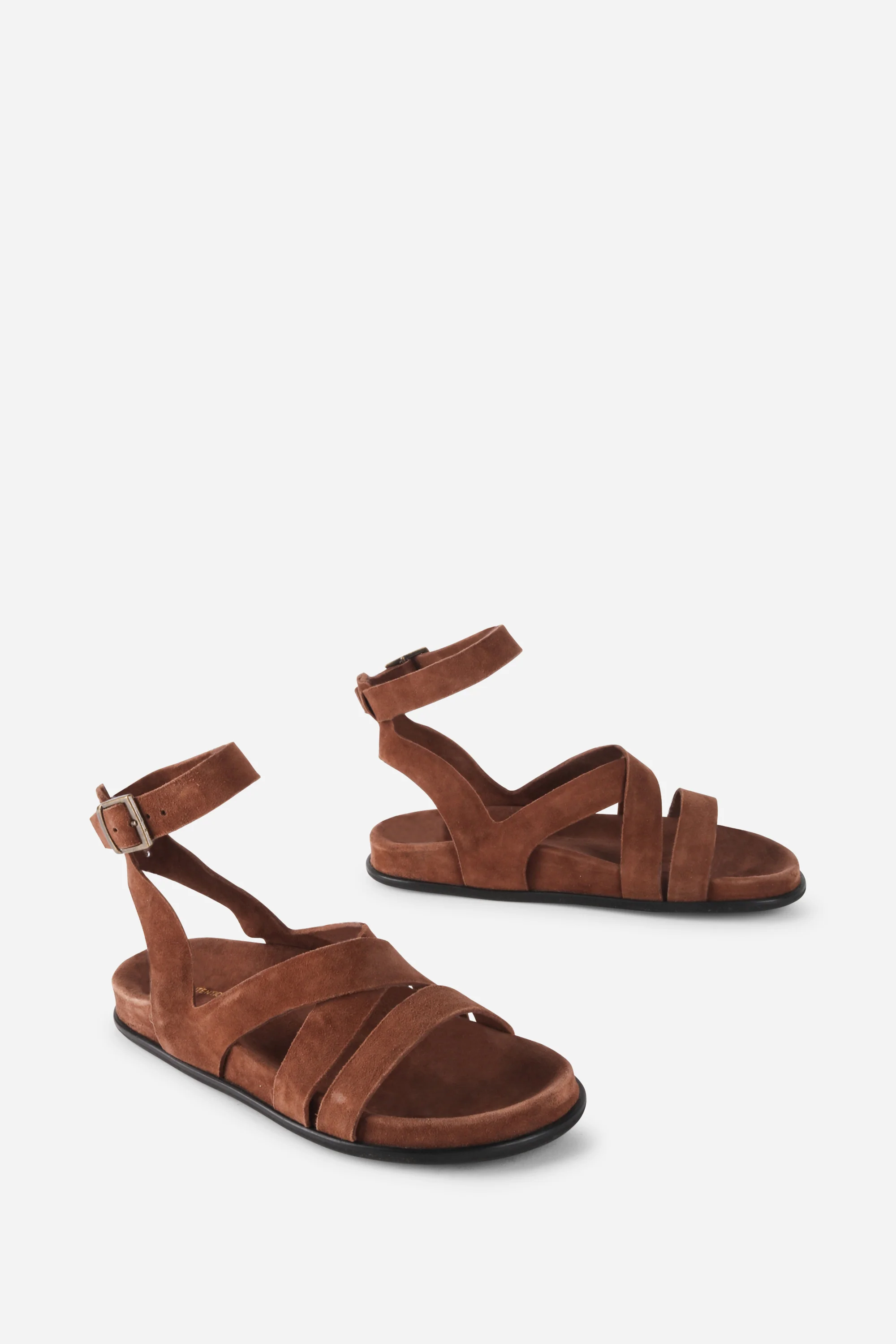 Image of MYKO ANKLE STRAP FLAT SANDAL