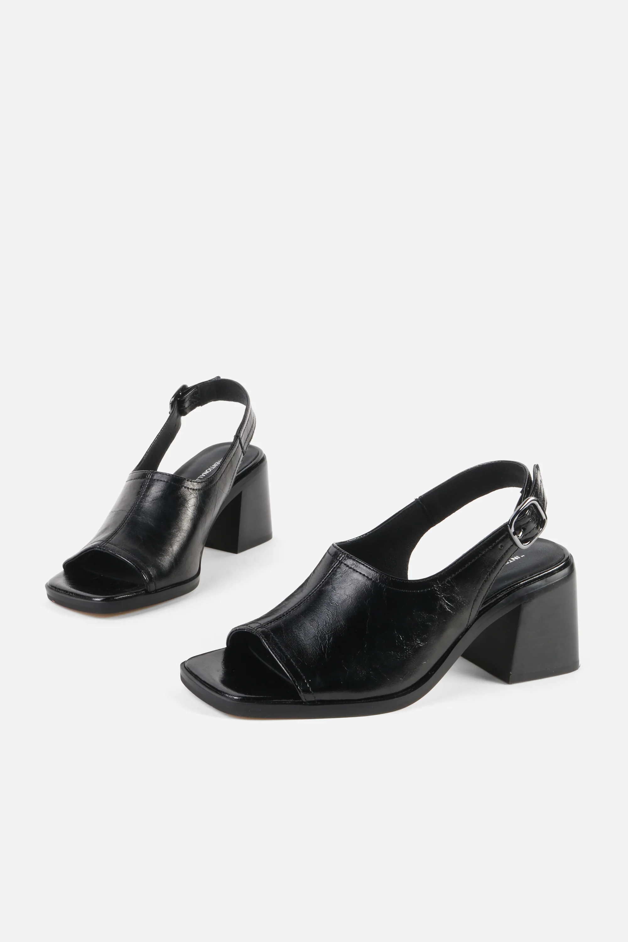 Image of TERESA SLINGBACK OPEN TOE BLOCK HEEL