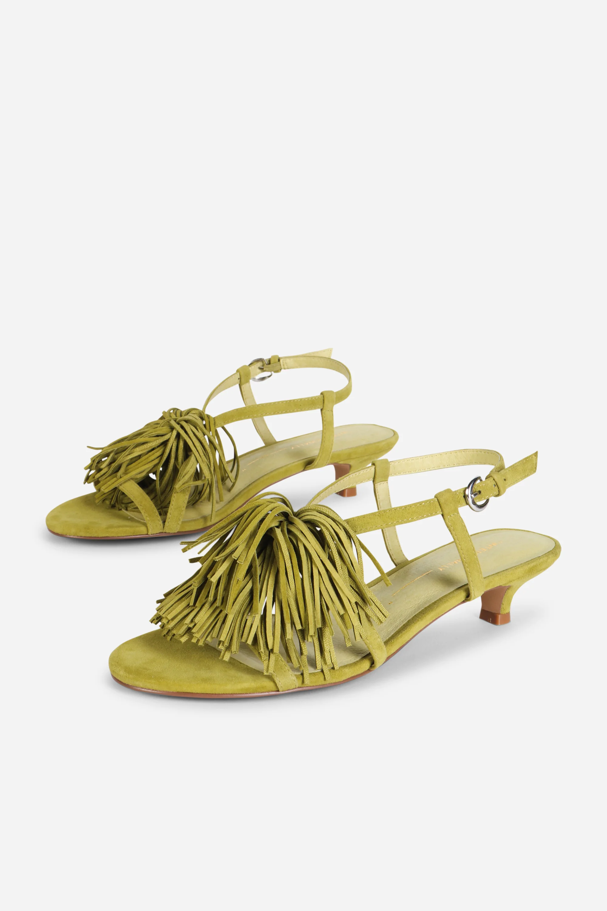 Image of CHAPERONE FRINGE KITTEN HEEL