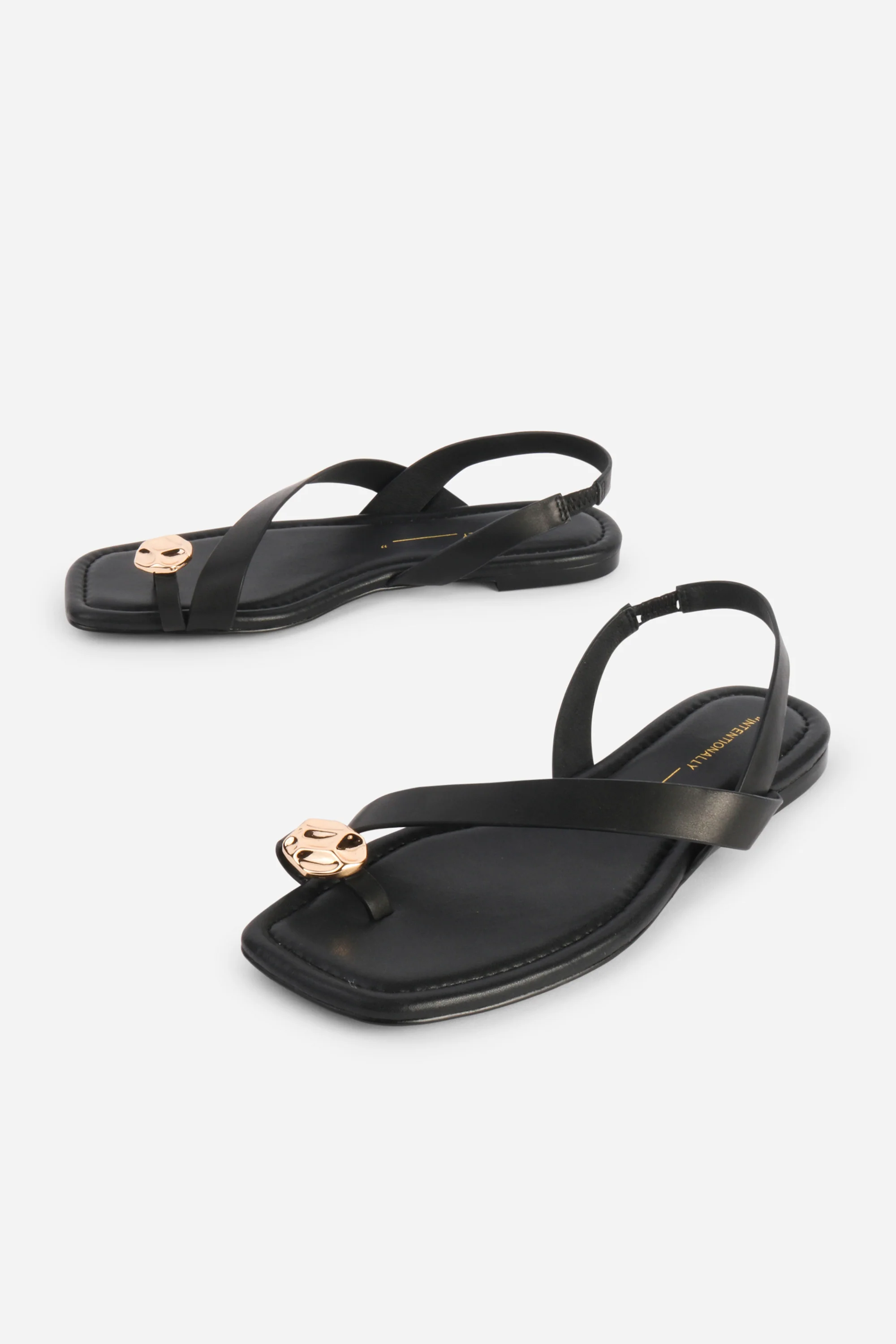 Image of RORO TOE RING SLINGBACK FLAT SANDAL