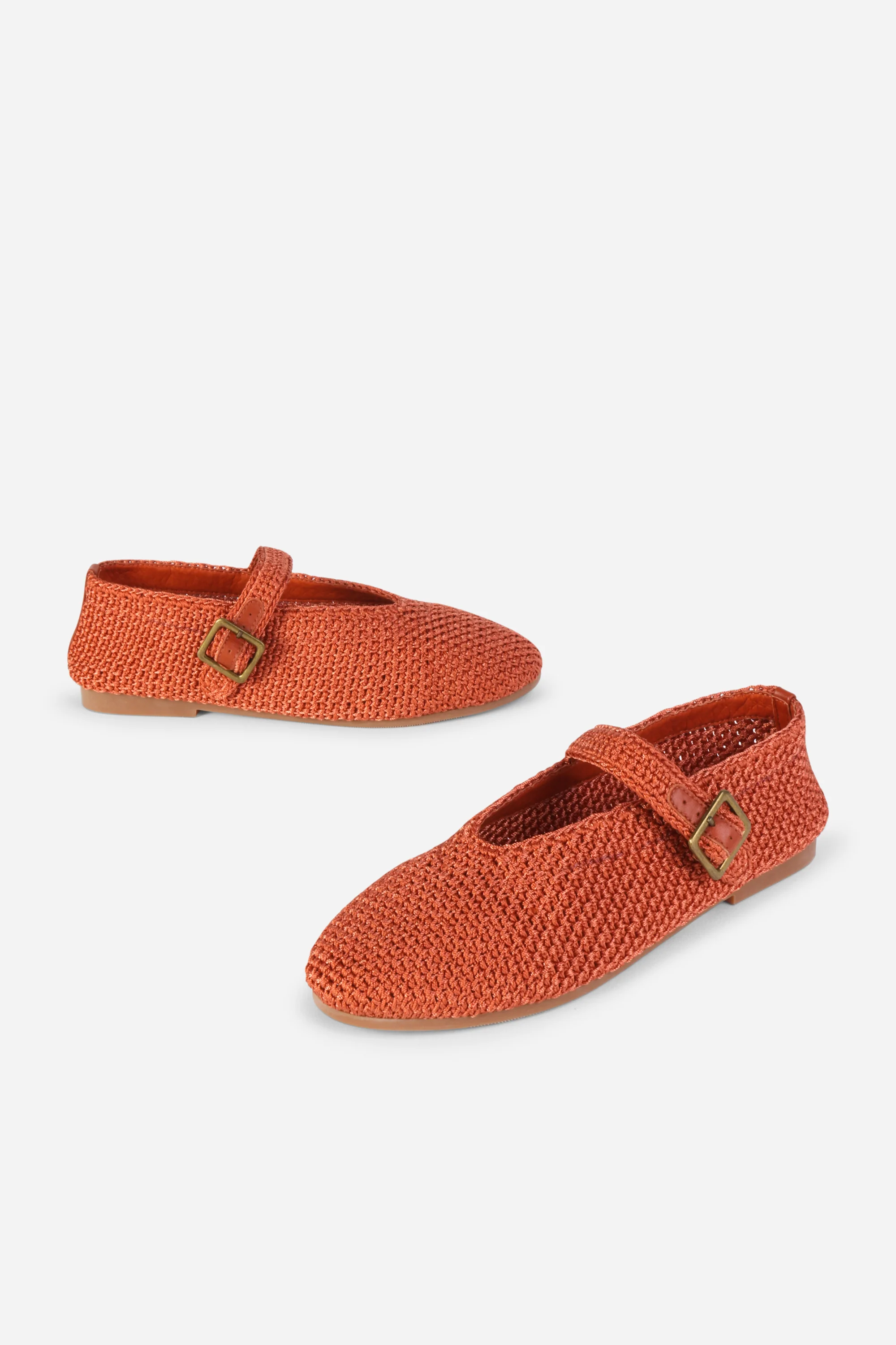 Image of KAIL KNIT WOVEN MARY JANE FLAT