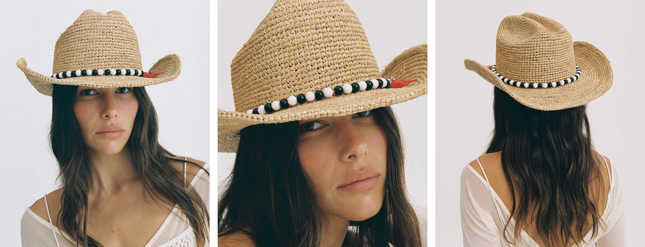 Raffia Cowboy Chilli - Natural