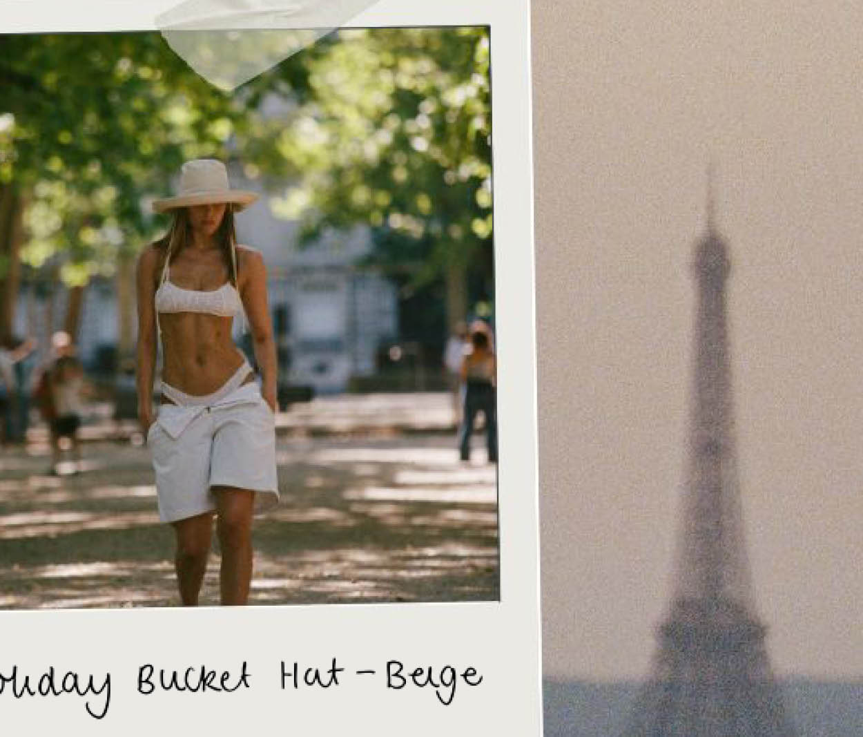 Holiday Bucket Hat - Beige