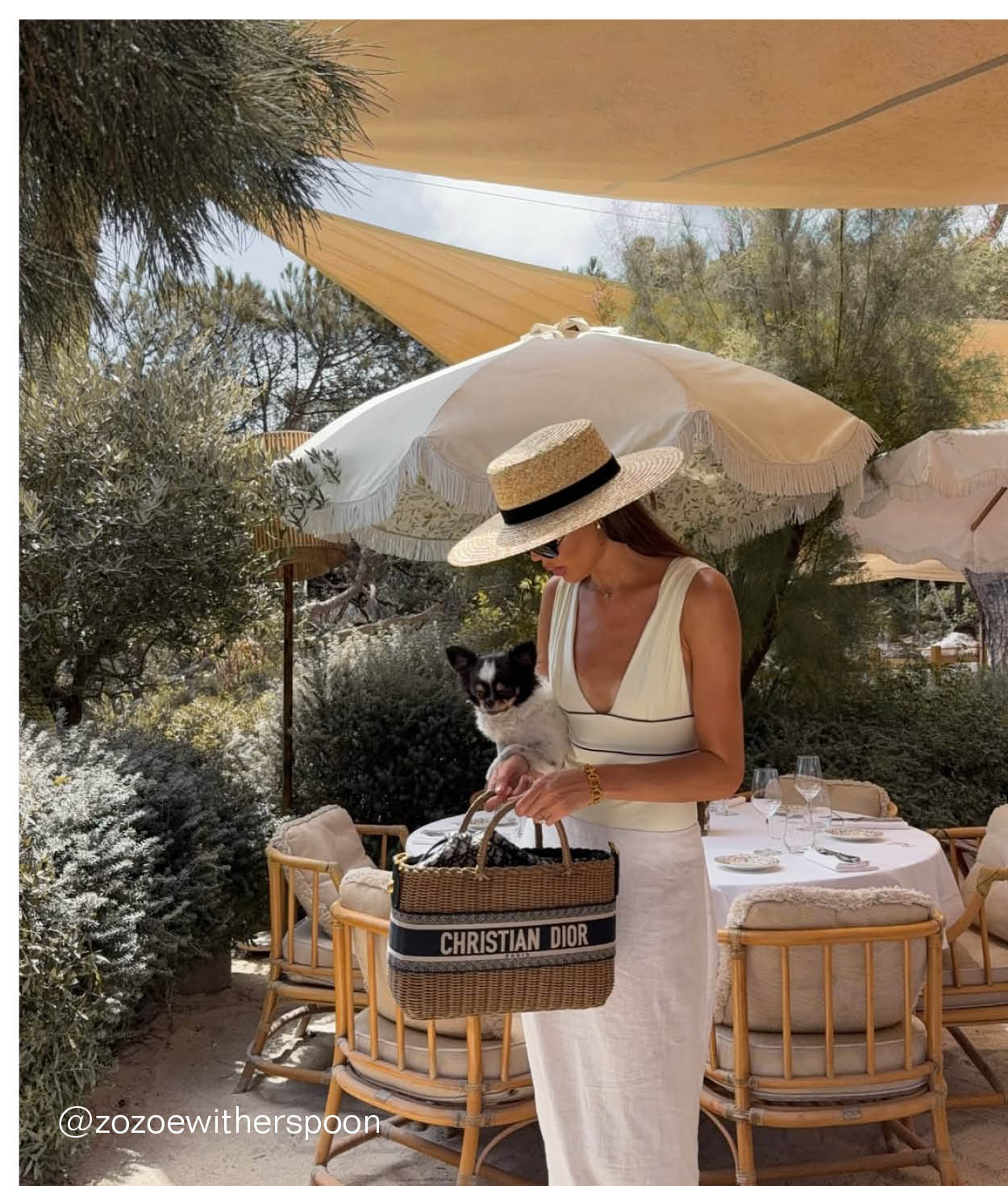 Mira Wide Boater Hat - As Seen on @zozoewitherspoon