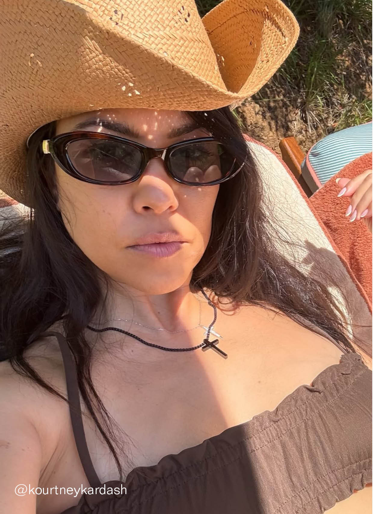 Desert Rose Cowboy Hat - As Seen on @kourtneykardash