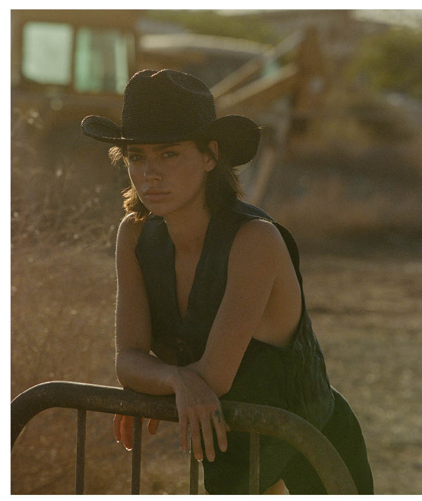 Raffia Cowboy Noir