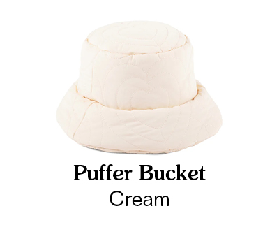 Shop the Puffer Bucket - Cream
