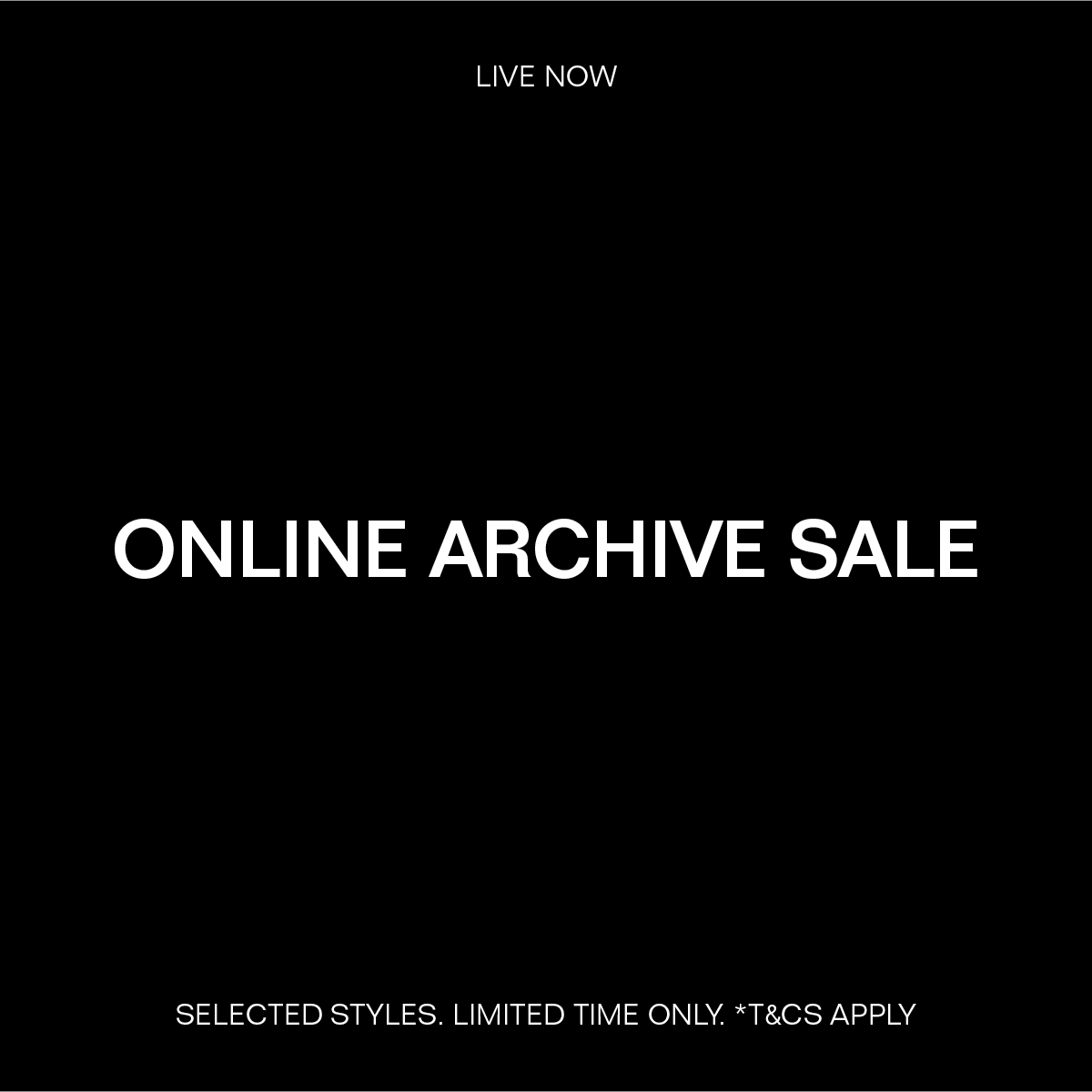 ONLINE ARCHIVE SALE