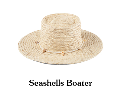 Shop the Seashells Boater