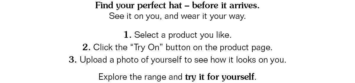 Try it today...