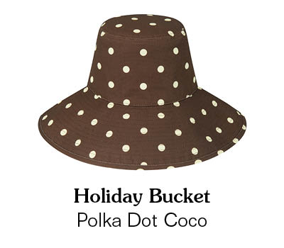 Try on the Holiday Bucket Hat