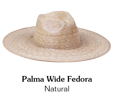 Shop the Palma Wide Fedora
