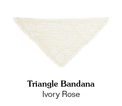 Shop the Triangle Bandana - Ivory