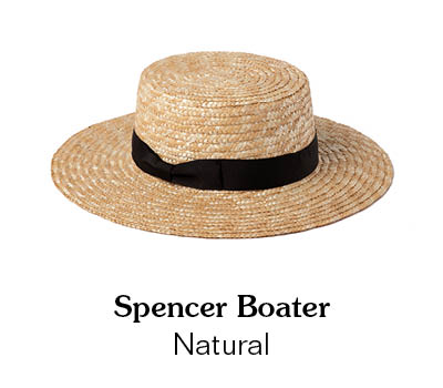 Shop the Spencer Boater Hat
